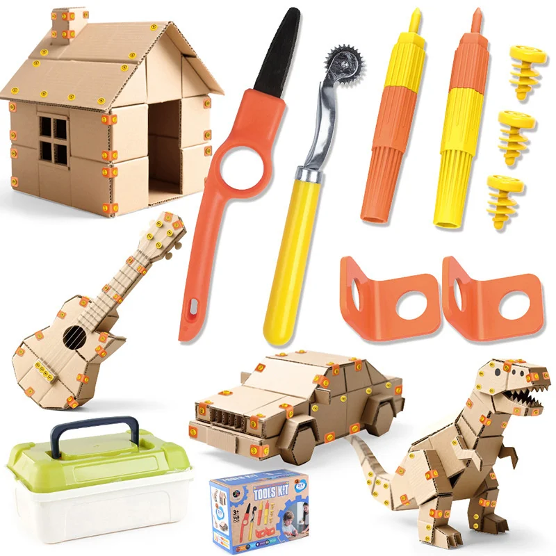 Juego de construcción en cartón para niños – Actividades familiares - imagen 2