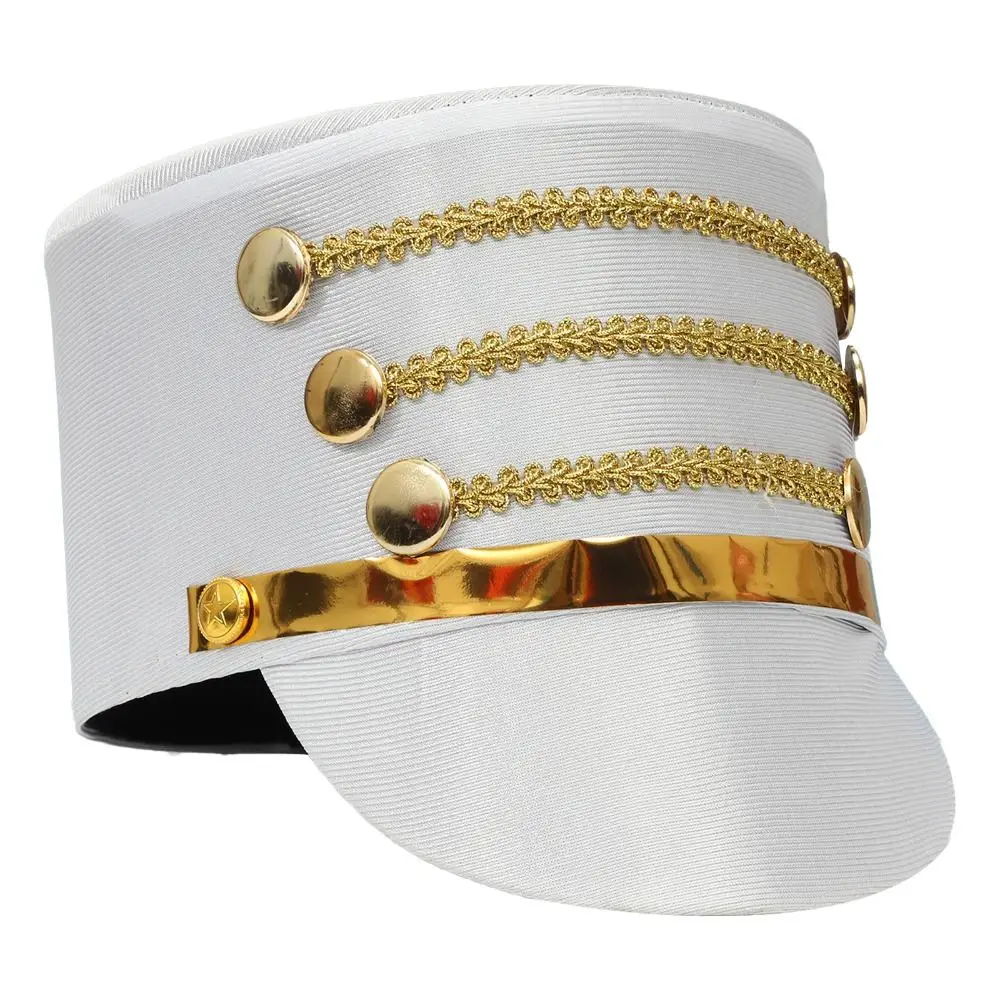 Sombrero Nutcracker tipo soldado con adornos dorados para fiesta - imagen 5