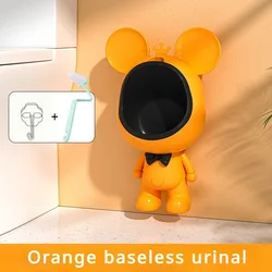 Orinal de entrenamiento para orinar para niños pequeños, urinarios de pie para niños, divertido animal montado en la pared, inodoro para niños pequeños, extraíble, fácil de limpiar
