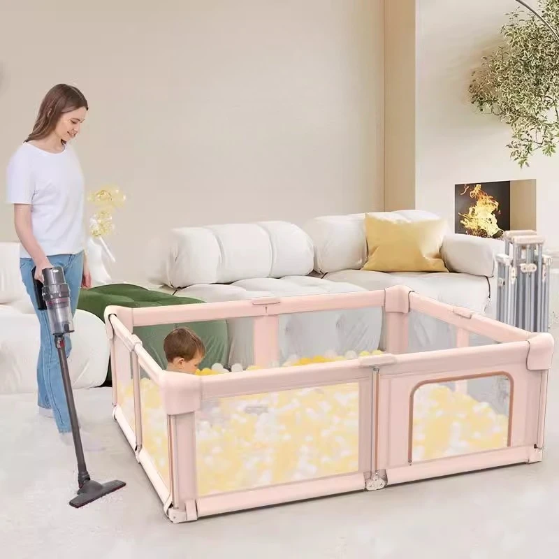 Parque plegable para bebé – Valla de gateo portátil - imagen 2