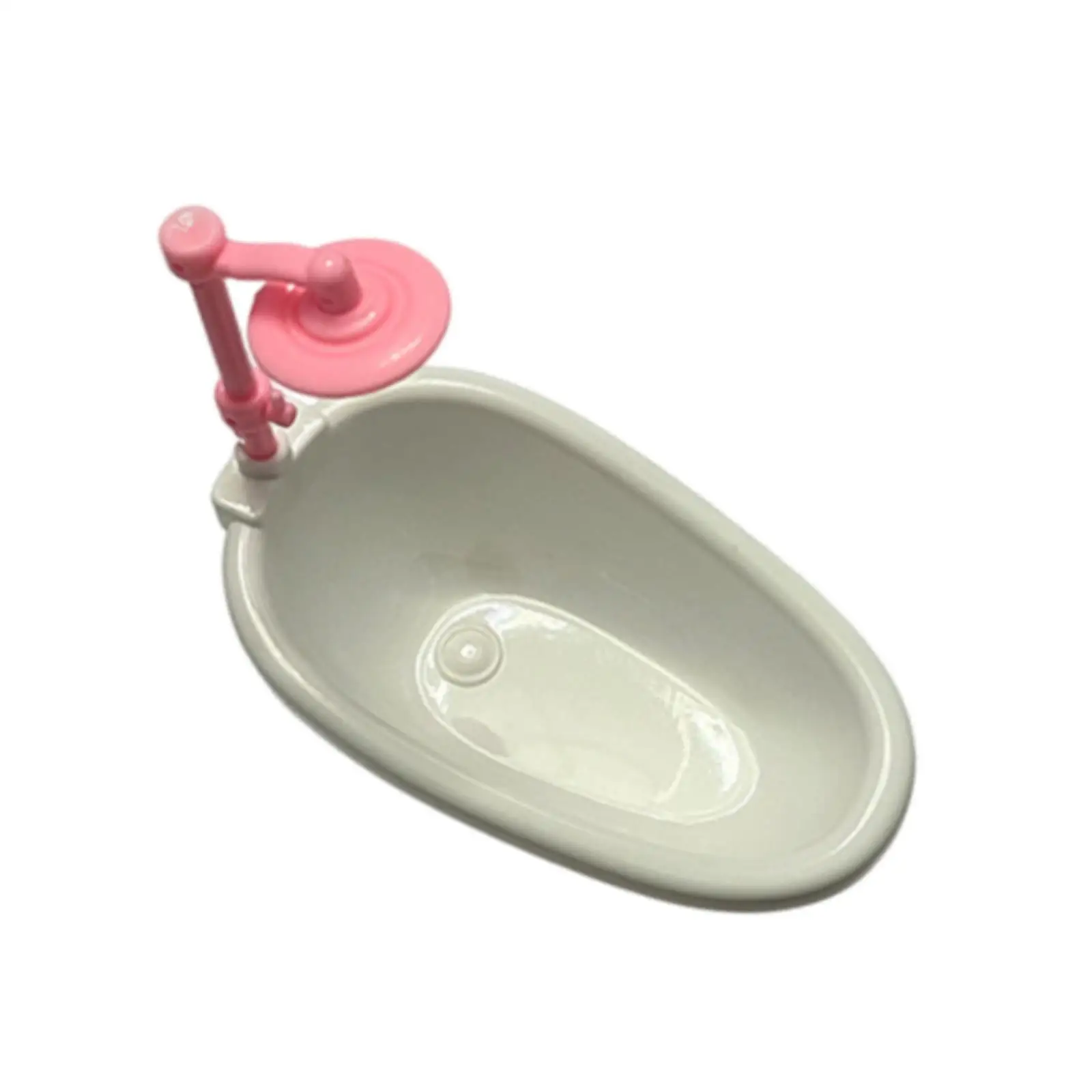 Dollhouse Bathtub, Tub Model Toy, Decorative Realistic Dollhouse Miniature Furniture, for Micro Landscape Decorations