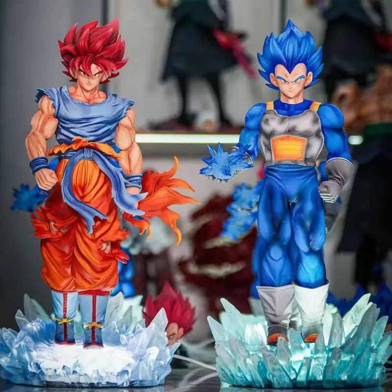 Figura JT Dragon Ball Z Goku Super Saiyan con base LED coleccionable - imagen 4