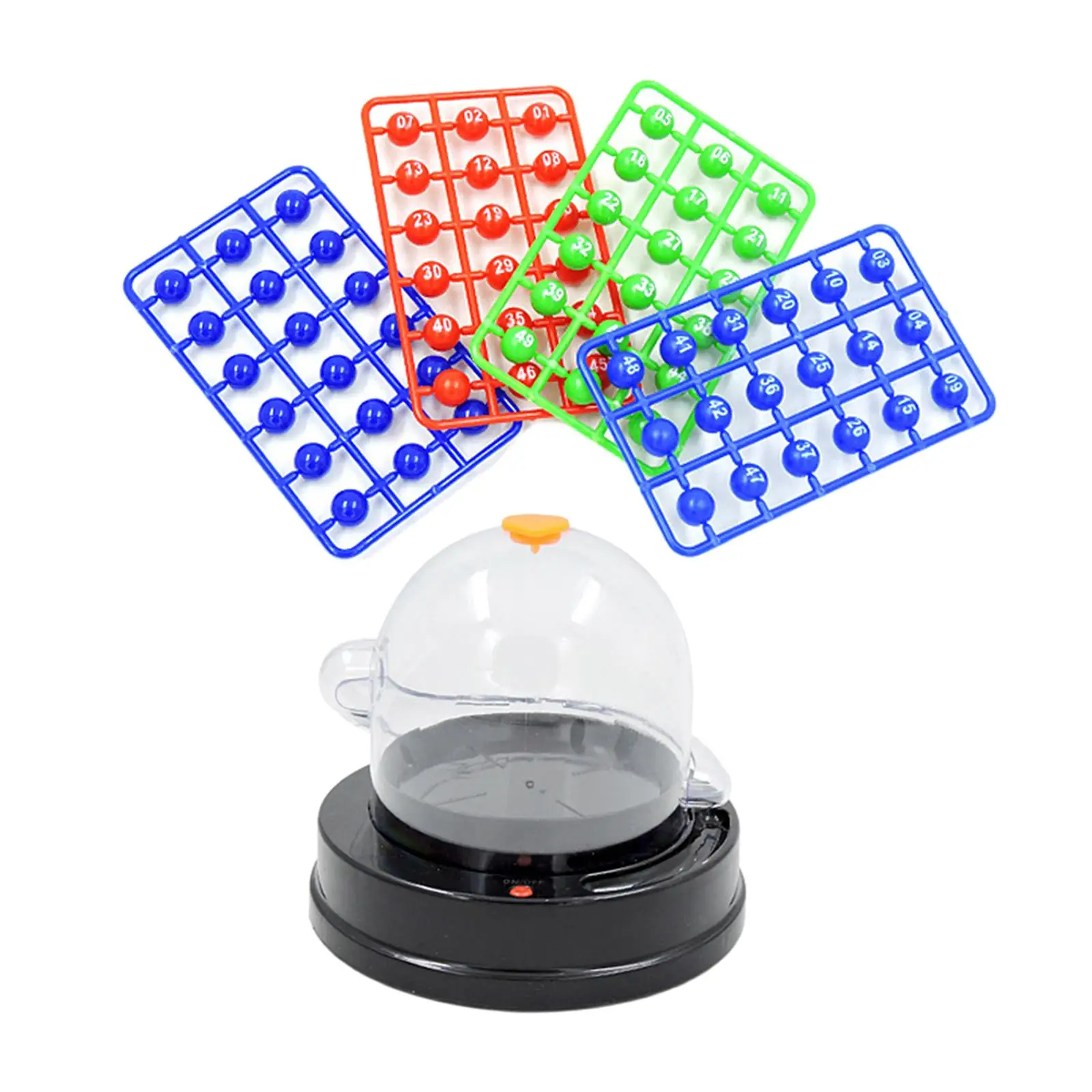 Electric RAFFLE Ball Machine Portable Desktop Game Games Cage Game for Carnivals KTV Nightclub Cafe Party Entertainment