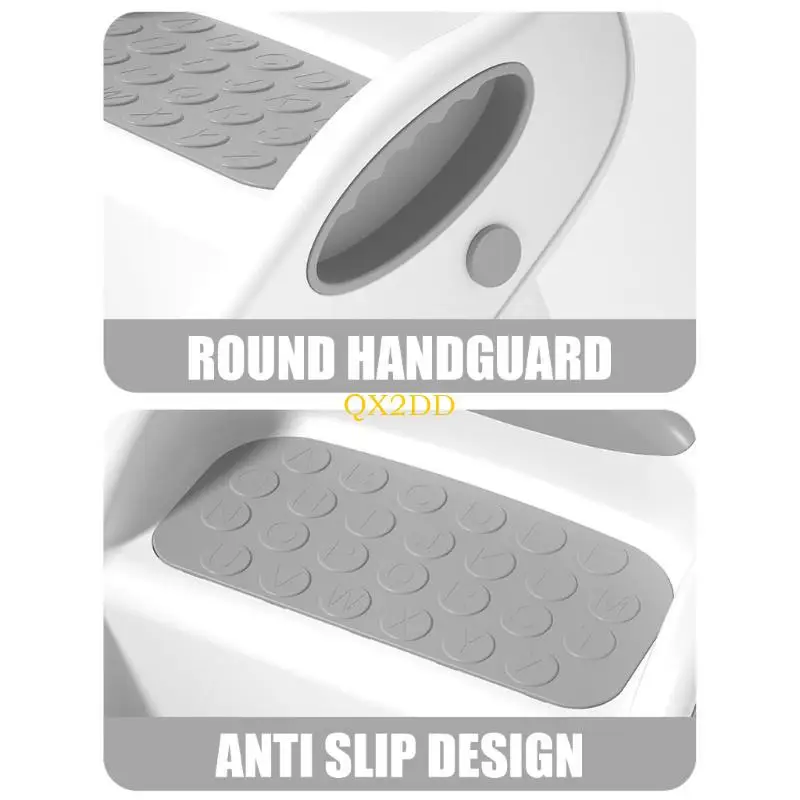 Taburete paso QX2D Taburete escalón pasos Plegables Tabures escalera para bebés Ayudante Anti slip 2 pasos para - imagen 4