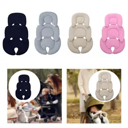 Cojín para cochecito de bebé transpirable con soporte acolchado