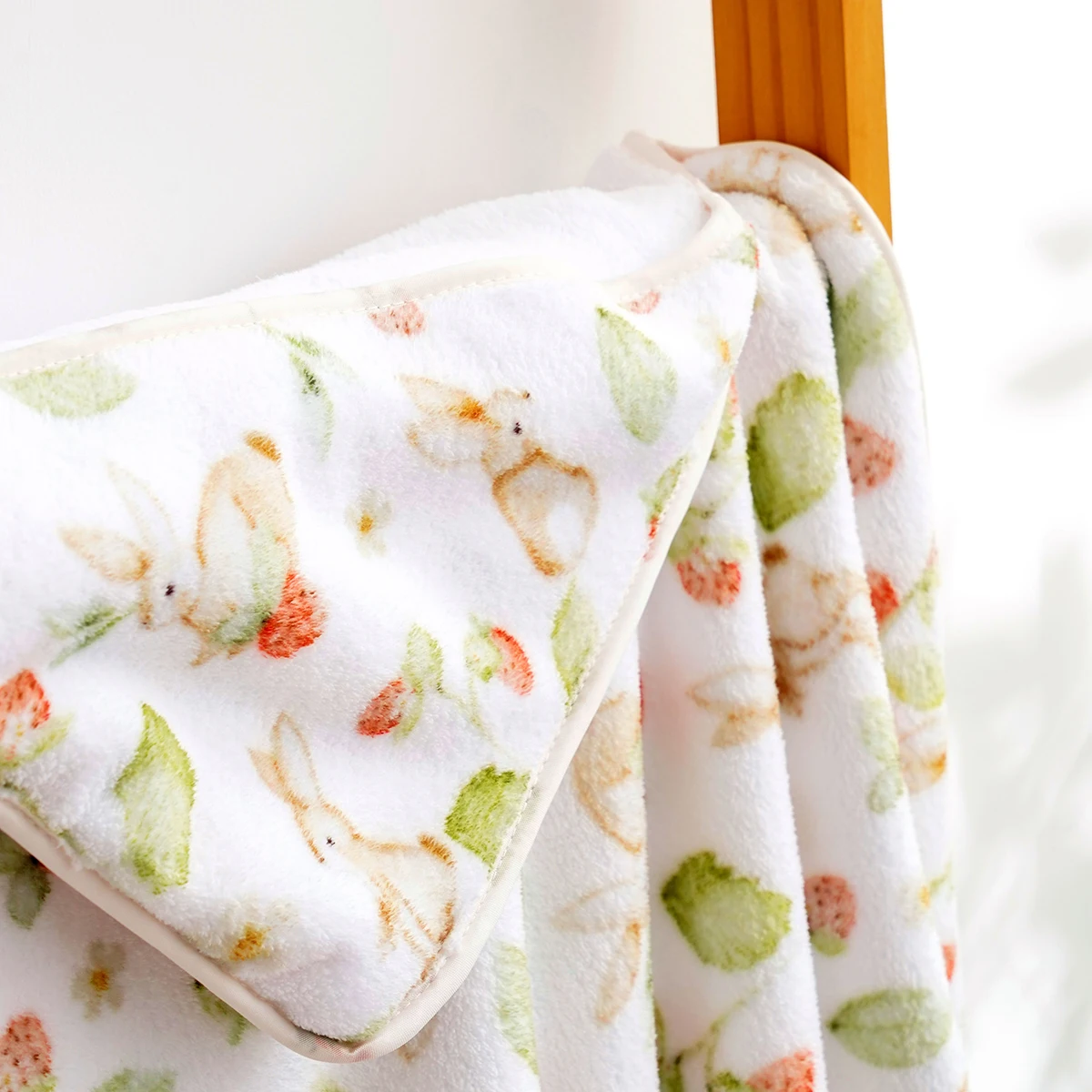 Manta de lana Coral blando para bebé, Toalla de baño absorbente, colcha infantil cálida, manta envolvente gruesa para recién nacido, funda para cochecito - imagen 3