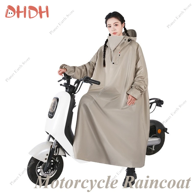 Chubasquero Premium para motocicleta, chaqueta de montar impermeable de cuerpo completo para adultos, traje de lluvia a prueba de viento para bicicleta eléctrica, 2025 - imagen 2