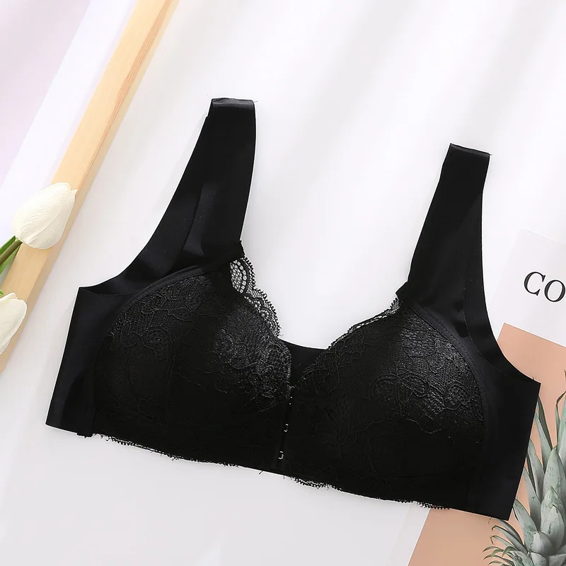Sujetador de lactancia frontal sin aros talla grande – Bralette interior cómodo - imagen 5