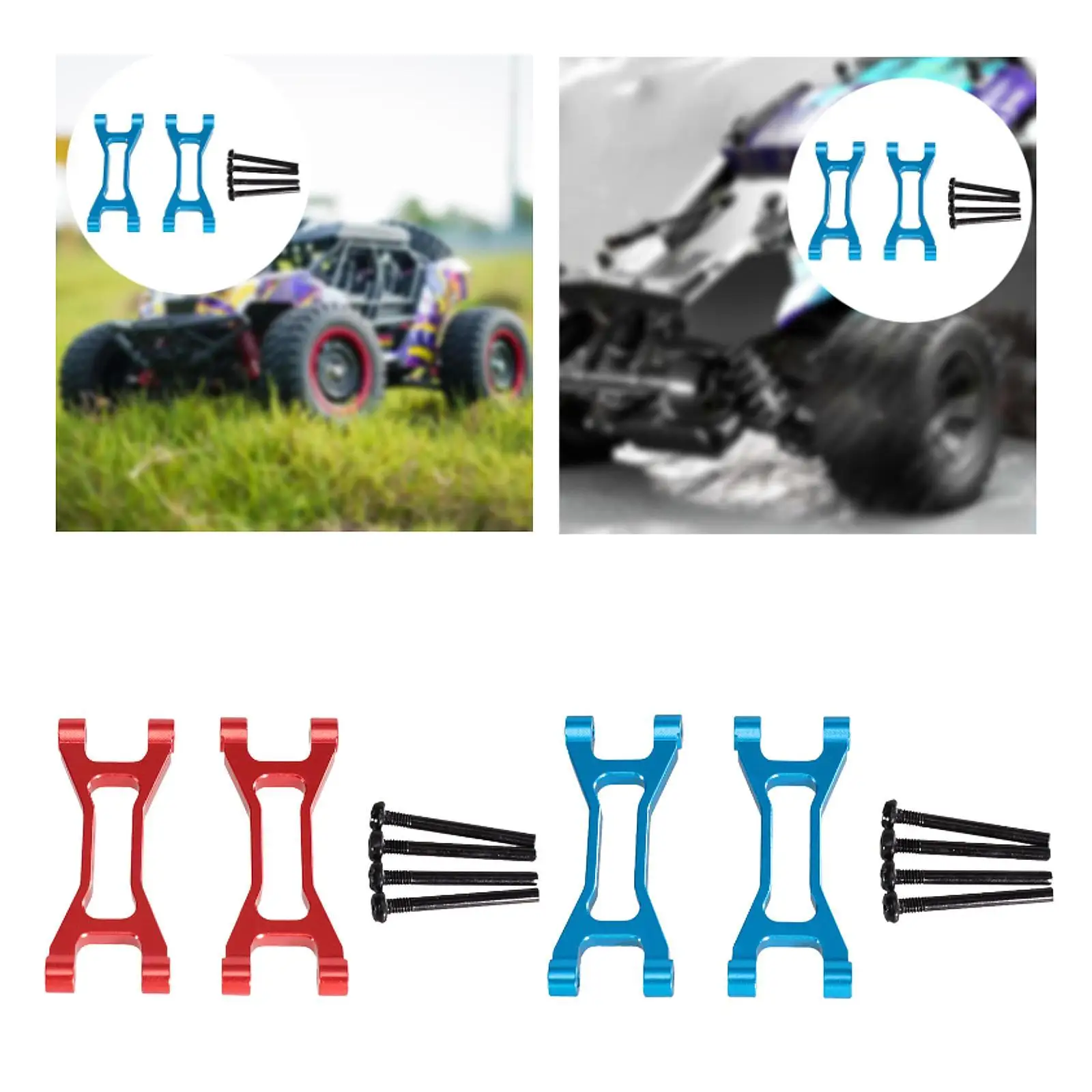 Juego de brazo oscilante superior trasero de aleación de aluminio, accesorios de actualización de alto rendimiento - imagen 4