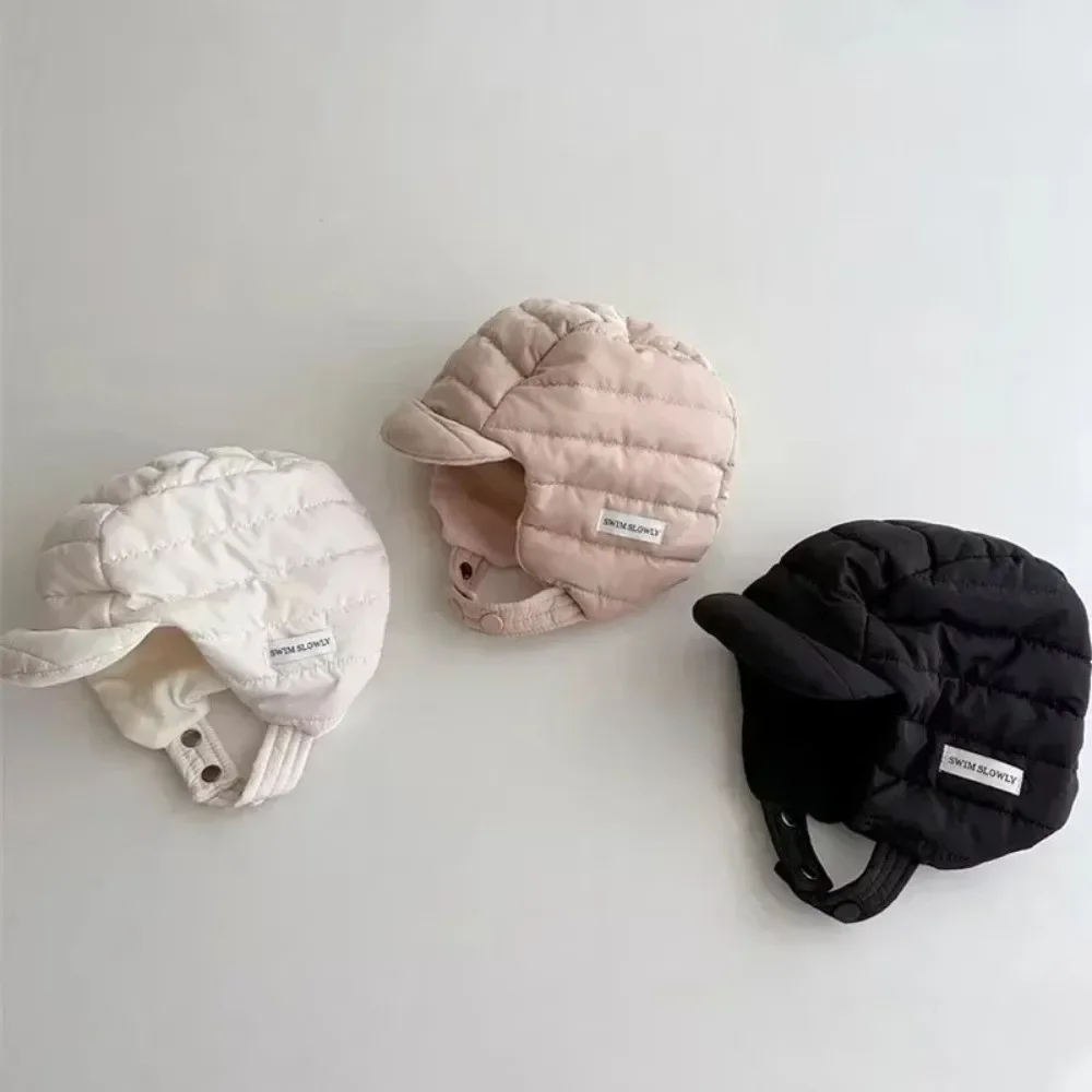 Gorro y bufanda de algodón para bebé – Abrigo invierno con protección de oídos - imagen 2
