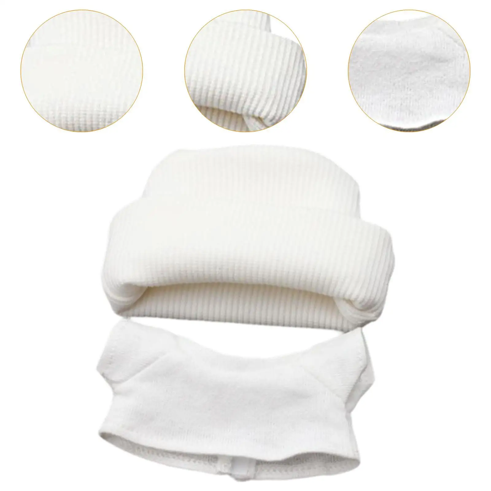 2 Pieces Fashion Dolls T Shirt and Hat Accs Handmade Clothing for 6.7inch Dolls Halloween Gifts Children's Gifts Birthday Gifts