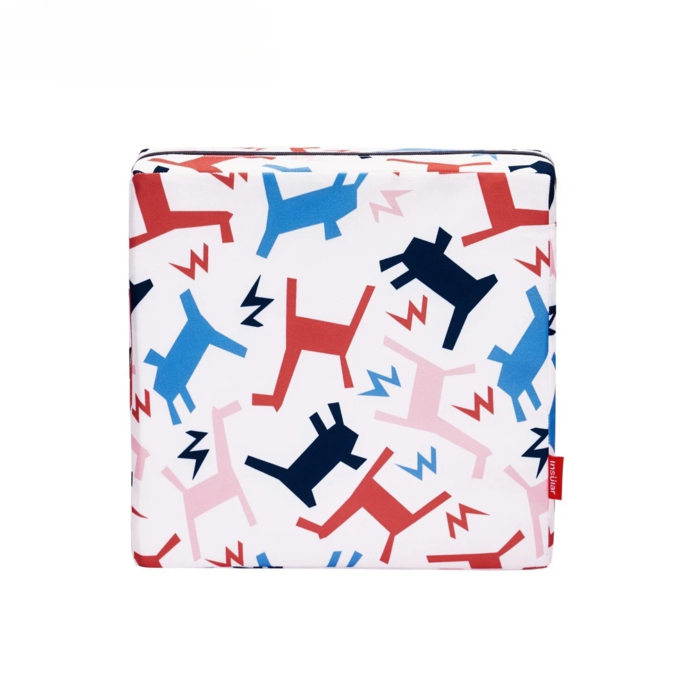 Asiento elevador portátil para bebés con funda de dibujos animados - imagen 3