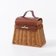 wicker bag small