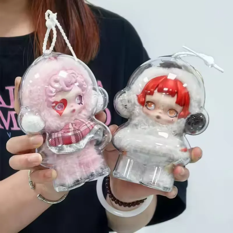 Funda protectora transparente para cráneo Panda, movimiento de invierno para muñeca SP, organizador de cables portátil, caja de almacenamiento