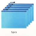 Blue file bag