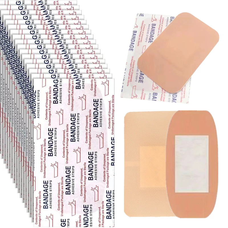 Tirita transpirable para heridas en piel – Parche cuadrado adhesivo - imagen 4