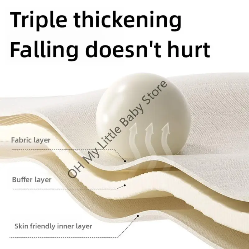 Casco seguridad infantil M76C para protección contra caídas, forro poliéster suave y transpirable para bebé durante y - imagen 4