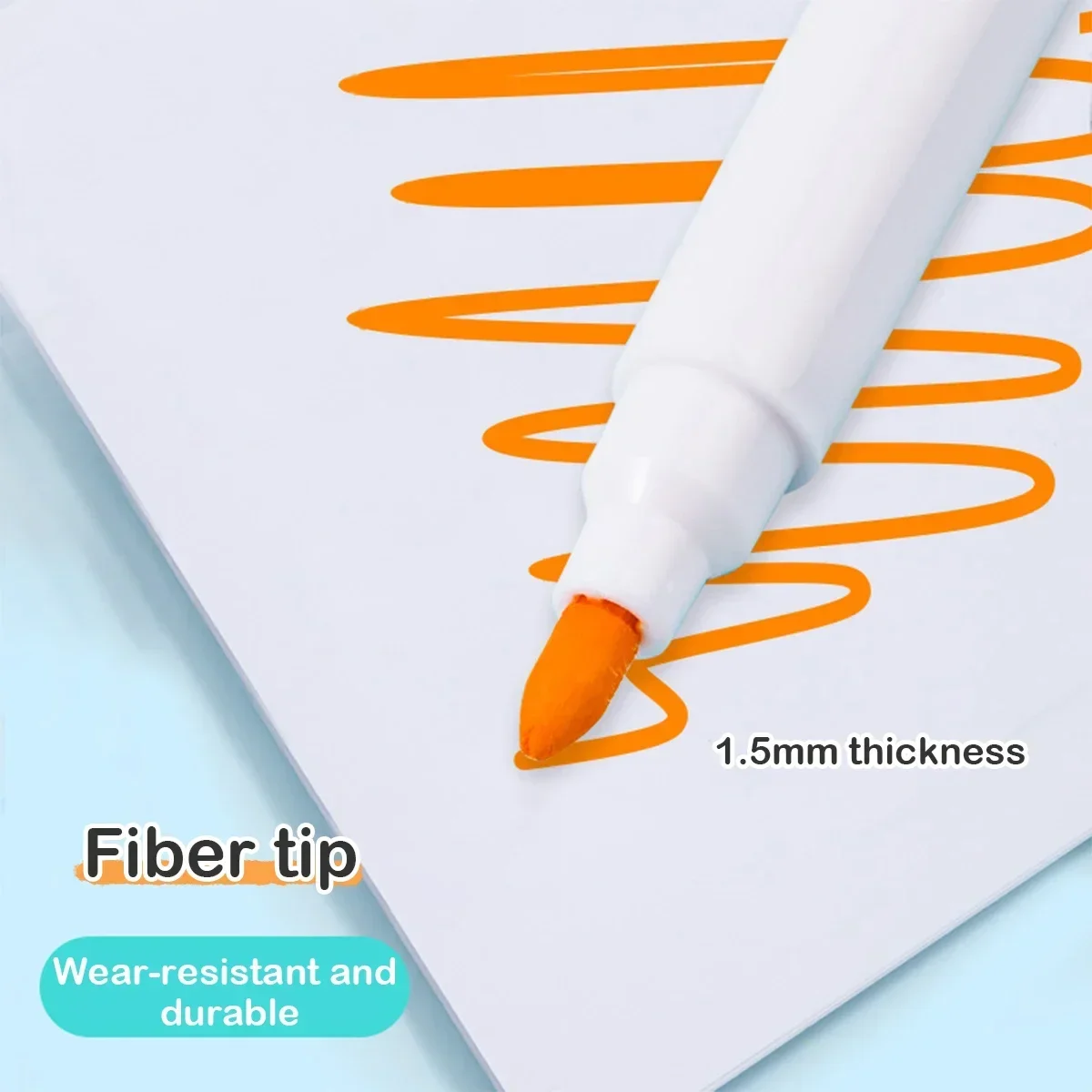 Bolígrafo de pizarra borrable magnético, opciones de Color, pizarra, nota, numeración, papelería, suministros de enseñanza de oficina para uso en el aula - imagen 4