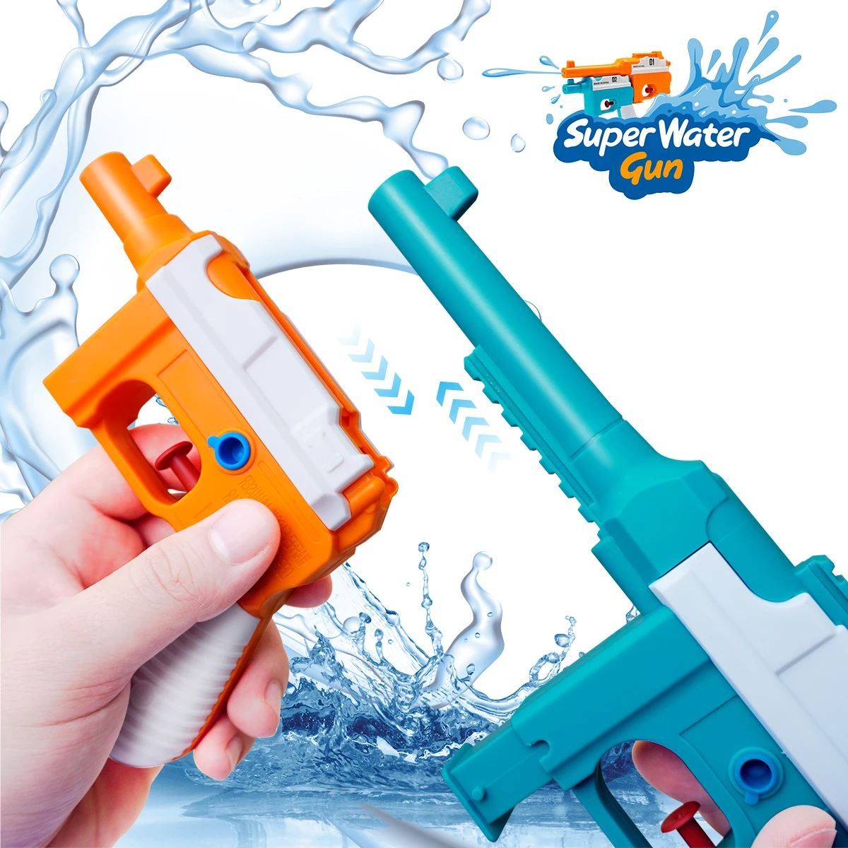 Pistola de agua Mauser desmontable – Juguete con compartimento secreto - imagen 2