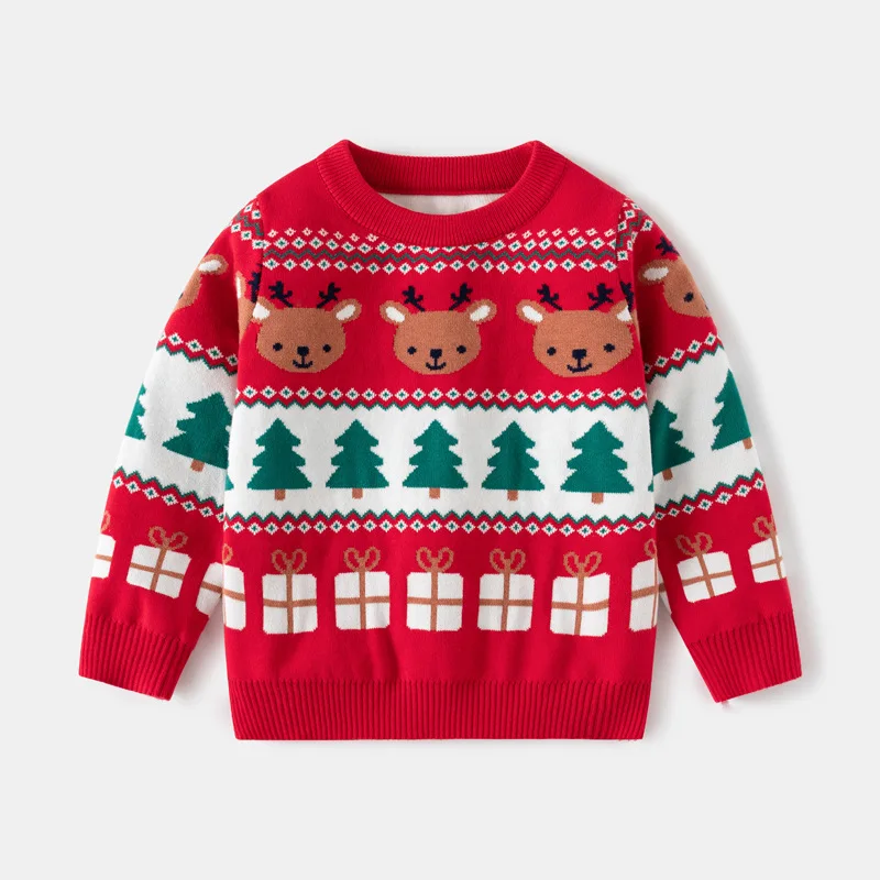 Jersey navideño de punto para niños – Cálido y suave - imagen 3