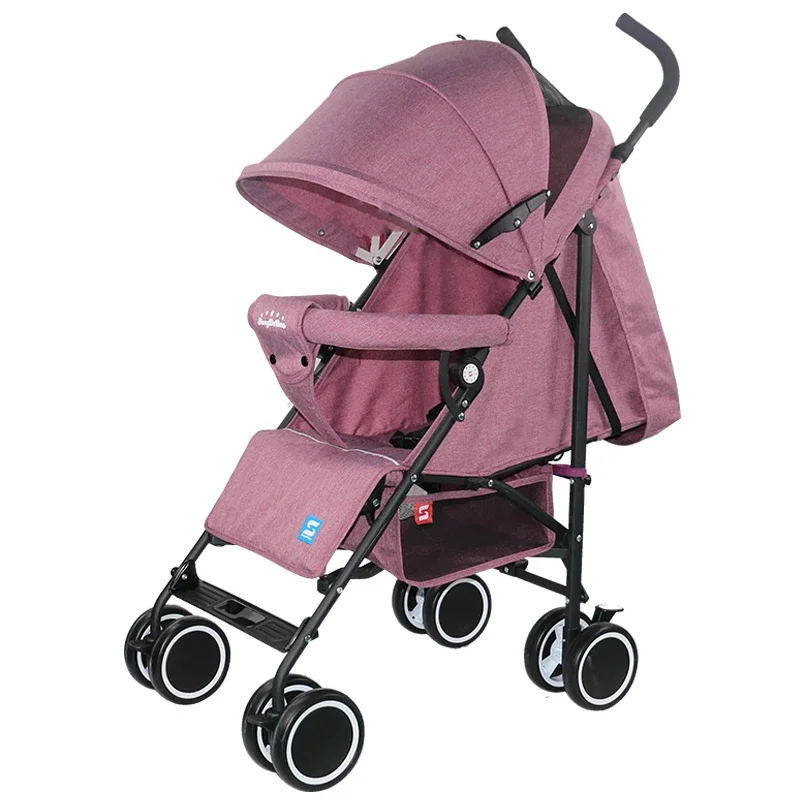 Cochecito de viaje ligero con un solo clic, plegable y personalizable, directo desde la fuente de fábrica - imagen 2