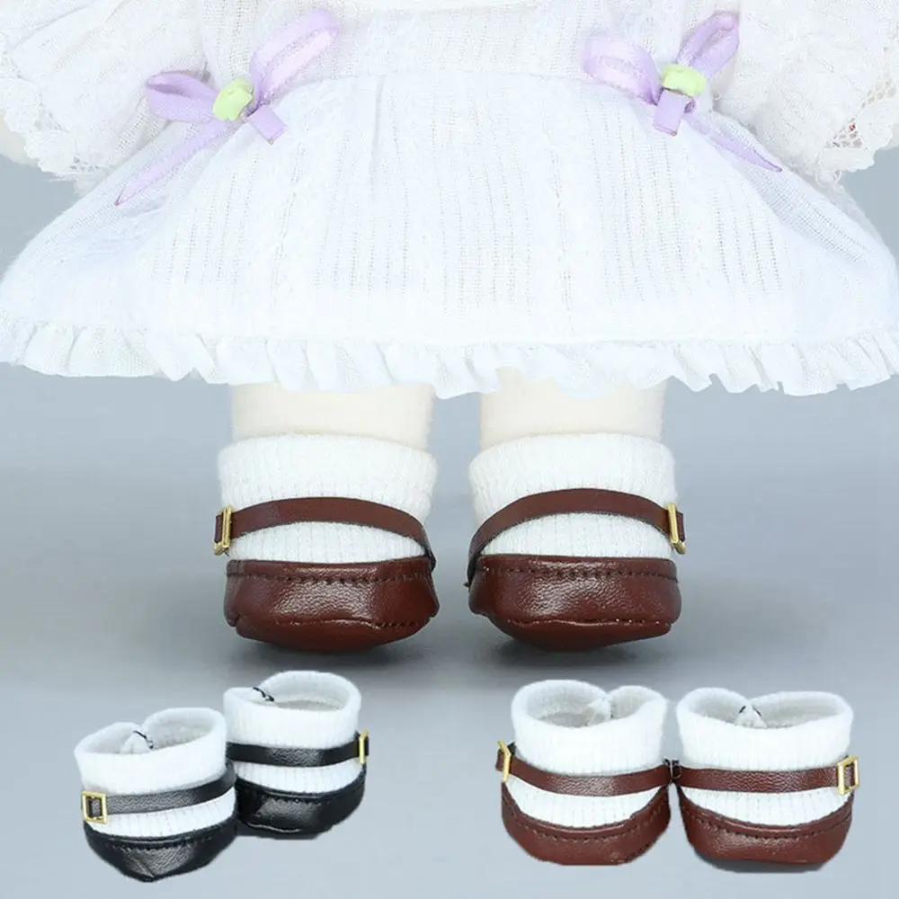 Botas para muñecas de cuero estilo princesa con calcetines - imagen 4