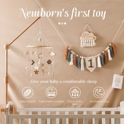 Sonajero de madera musical para cuna – Juguete infantil