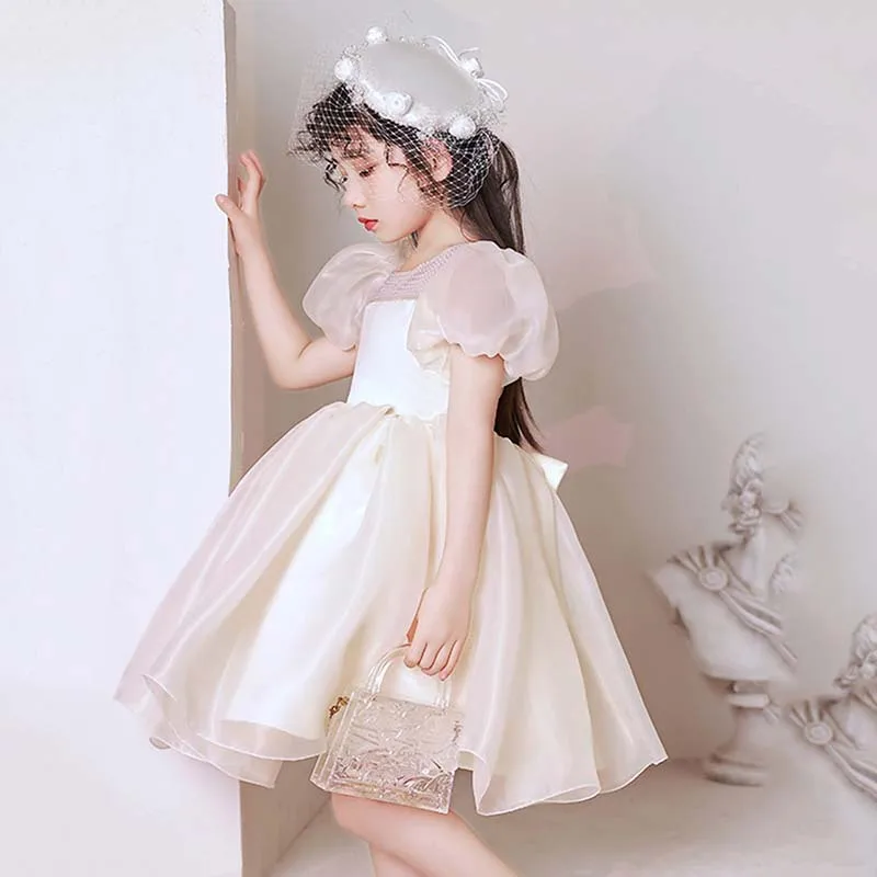 Vestido de flores para niña, vestidos de novia para dama de honor, vestidos de baile de Lolita, ropa de fiesta de Boutique para niña, vestidos elegantes