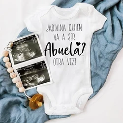 Bodys para anunciar embarazo, ropa de bebé, regalo destinado a abuela