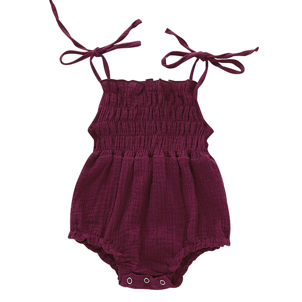 Pelele sin mangas de algodón para niña de 0 a 18 meses, ropa para bebé, mono cómodo de verano para niña, pelele para niña - imagen 4