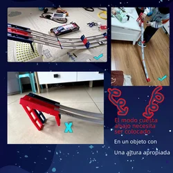 Coche de carreras de aleación para niños con pista - Juego educativo