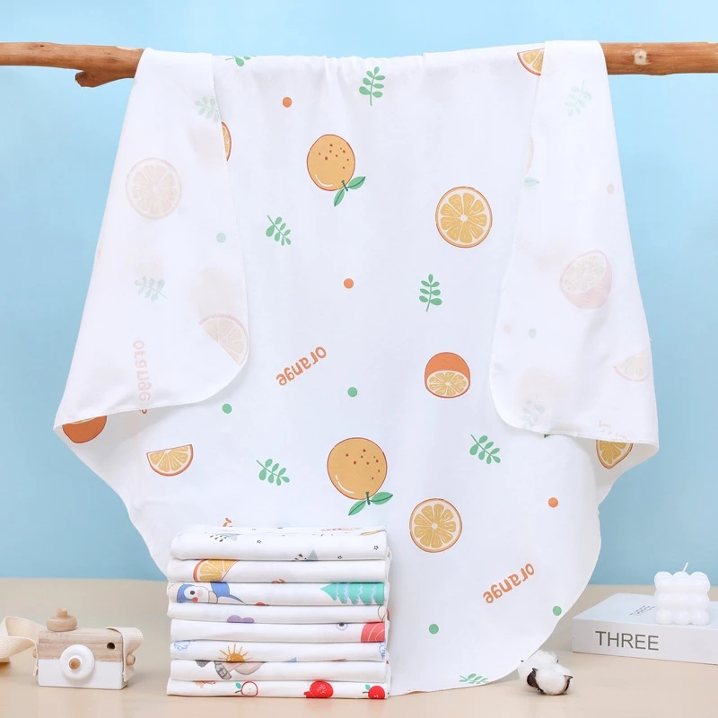 Manta muselina algodón para bebé recién nacido – Estampado suave - imagen 4