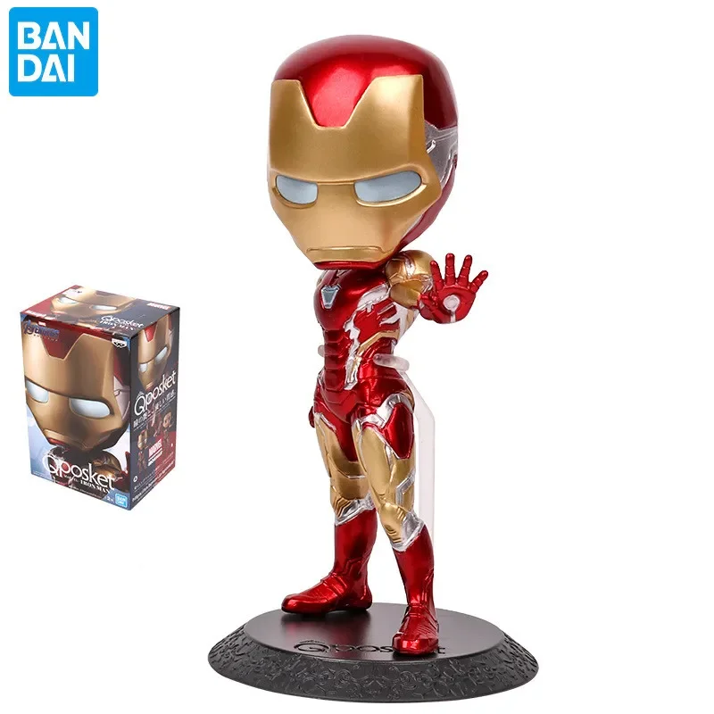 BANDAI original Banpresto Qposket Marvel vengadores Iron man Capitán América Loki Thor figuras modelo colección - imagen 2