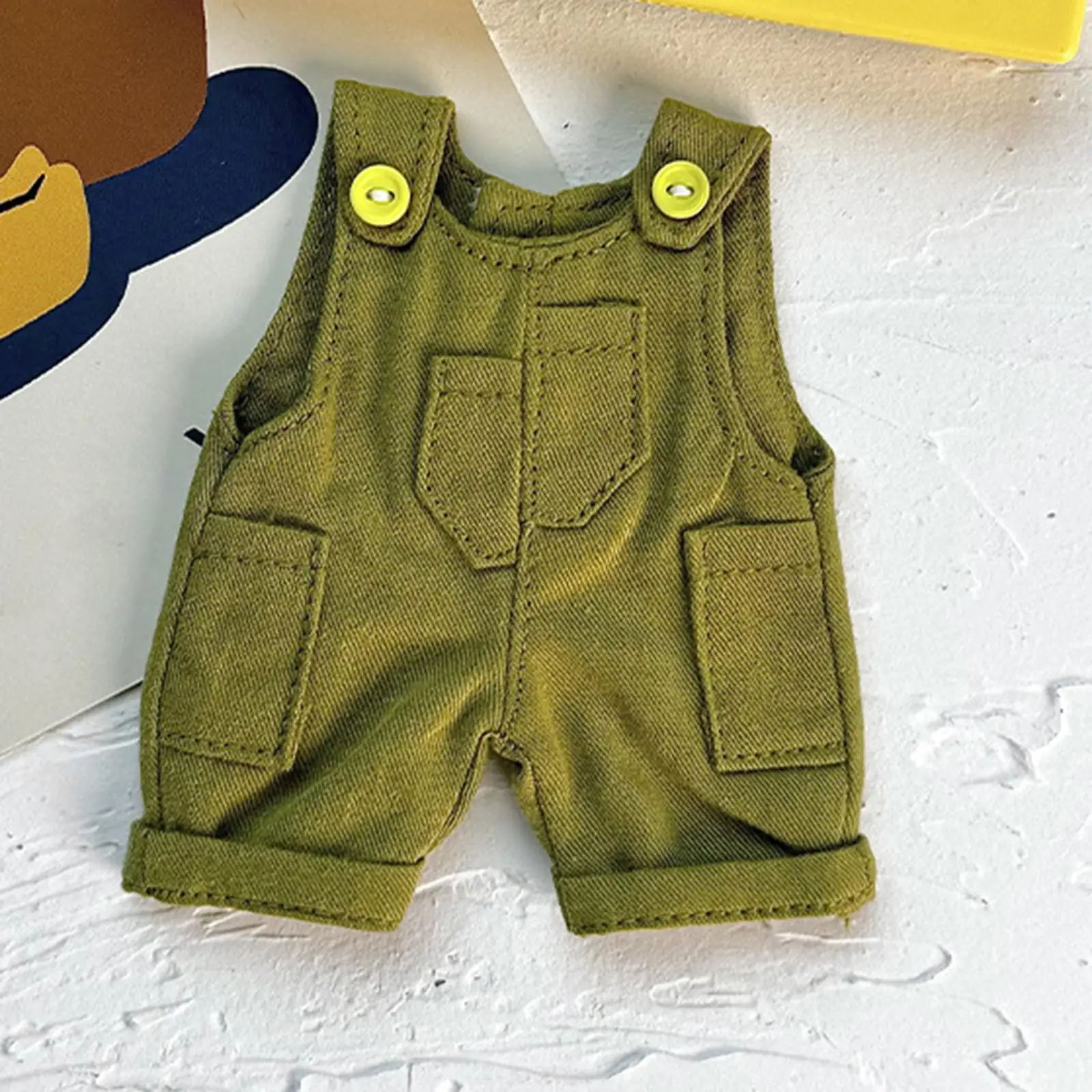 Girl Doll Jumpsuit Pendant Doll Outfits Gifts for Little Girls DIY Doll Toy