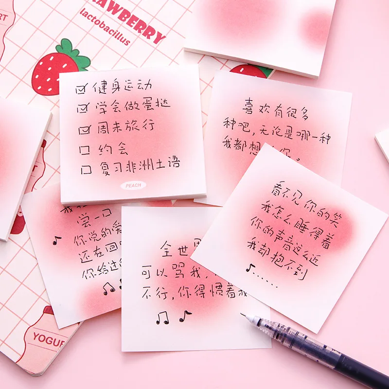 Notas adhesivas kawaii arcoíris para niños – Pack escolar colorido - imagen 3