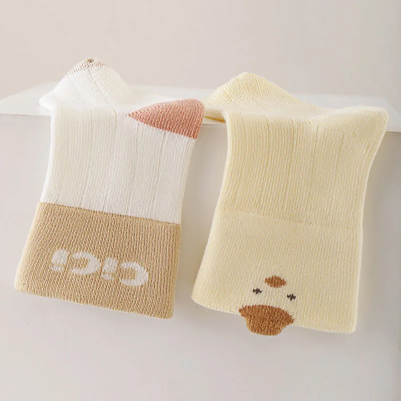 MILANCEL calcetines de tubo otoño para bebé con lindos animales - imagen 4