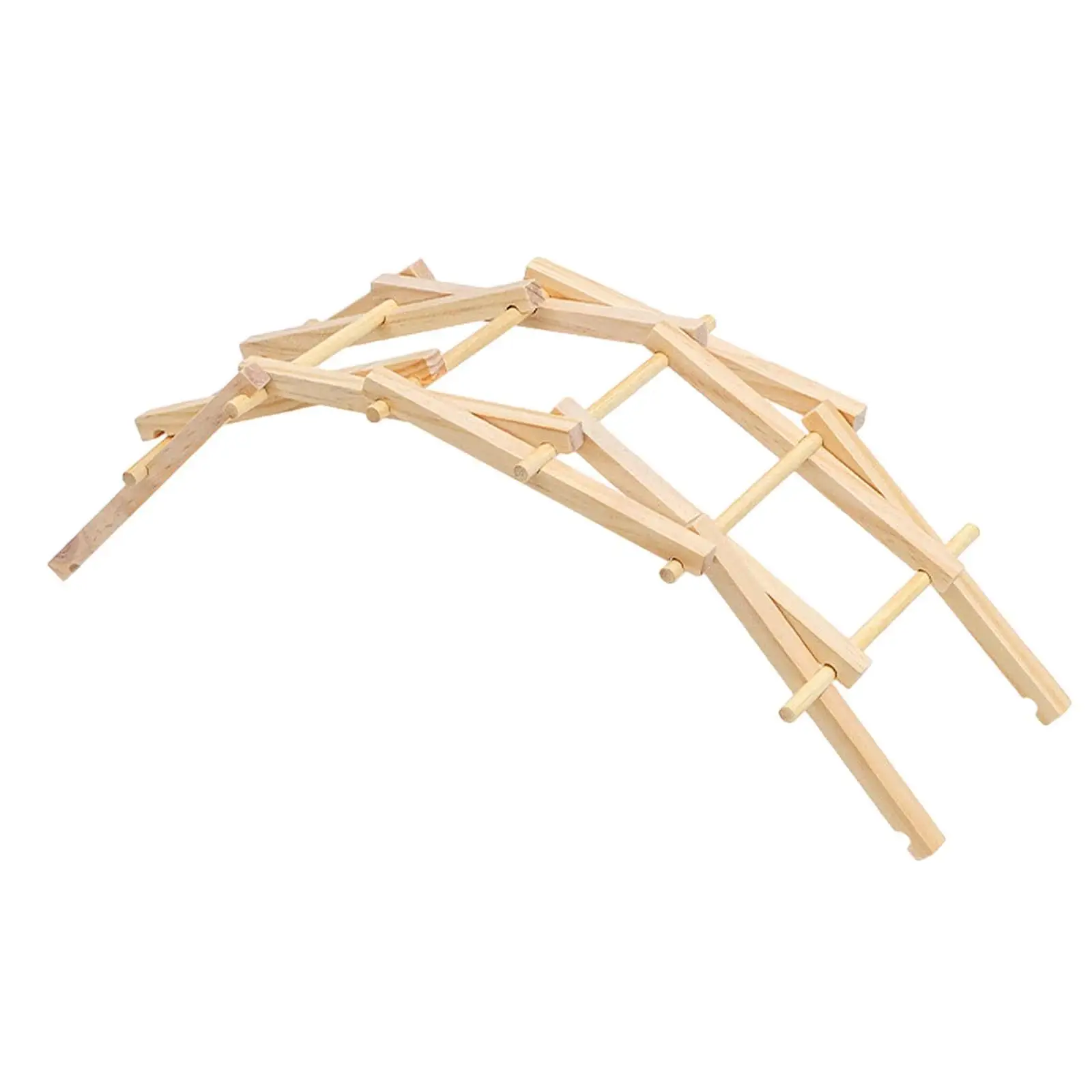 Wood Model Bridge Experiment Developing Intelligent Puzzle Bridge Kits Physics Kits Toy for Teaching Aids Kids Birthday Gift