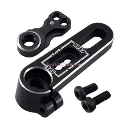 Brazo servo ajustable para orugas RC - Piezas de mejora negras