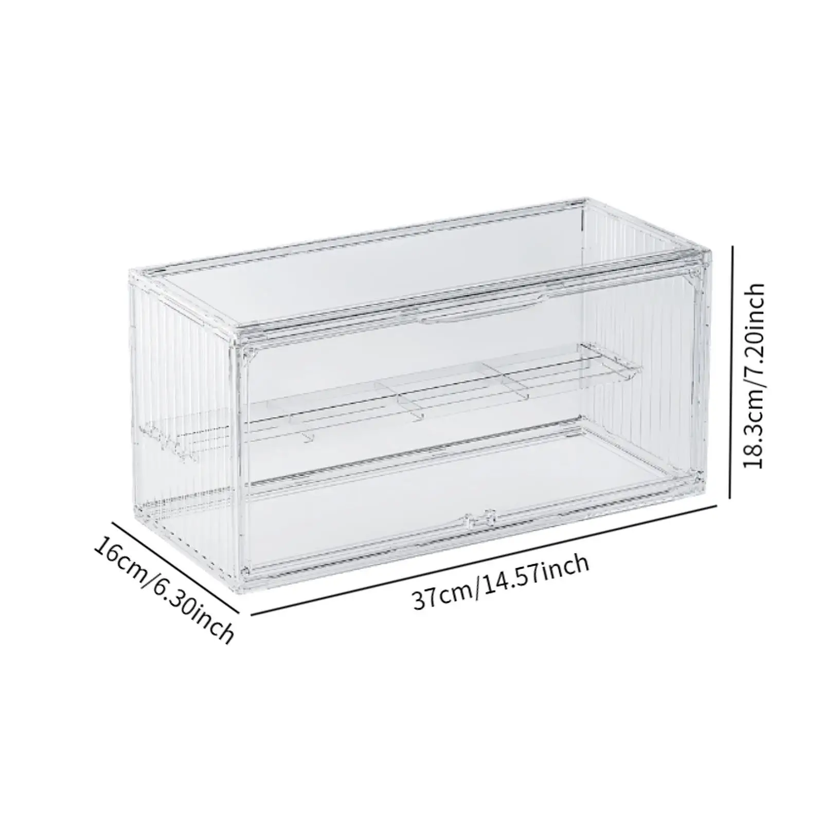 Storage Cabinet Display Box Organizer Protection Box Stones Versatile Countertop Clear Display Case Display Cabinet for Toys
