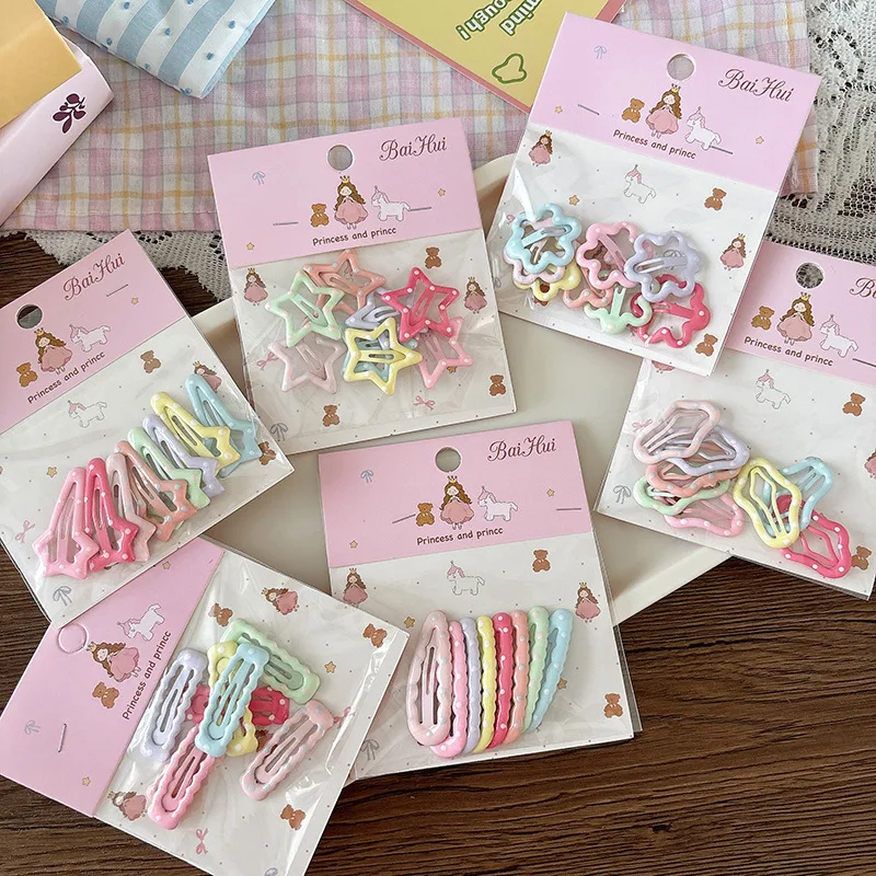 Pinzas de pelo con estrellas para niña – Diseño divertido y suave
