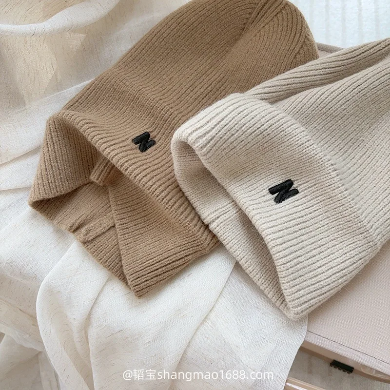 Gorro de lana personalizado con inicial N para niños y bebés - imagen 2