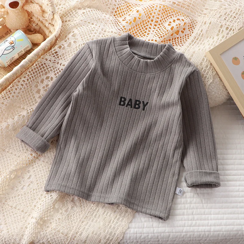 Jersey de manga larga con letras para niños – Tallas bebé e infantil - imagen 5