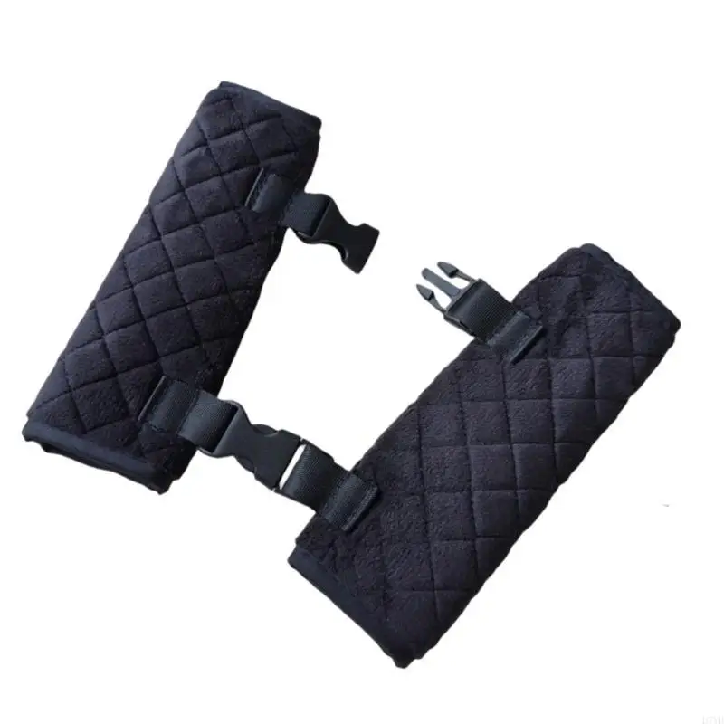 D7YD, 1 par, cinturón seguridad para coche, arnés con hebilla, protector pecho para bebé, Clip antiescape para arnés - imagen 4