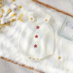 Body de punto con tirantes para bebé – Verano 0-18M