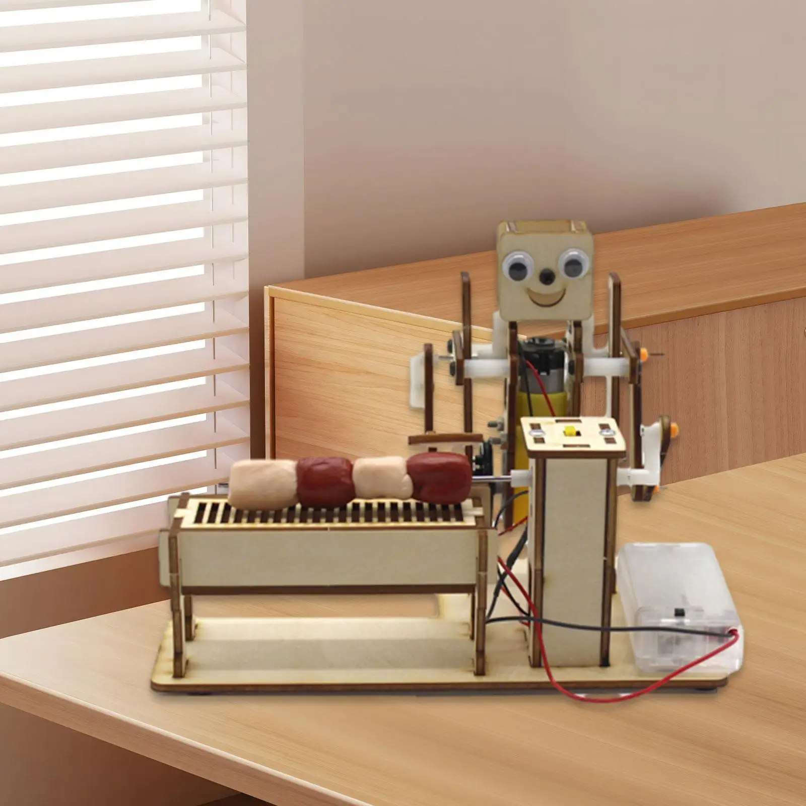 DIY BBQ Robot Science Teaching Toy DIY Educational Toys Kids Teens Children