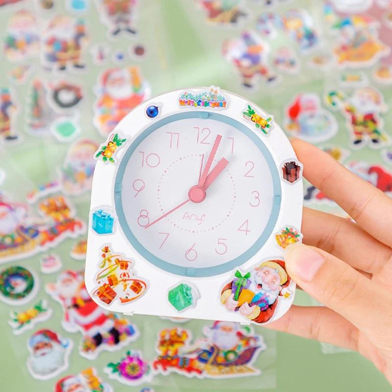 Juego de accesorios de decoración para almacenamiento de regalos de Navidad, bolsos no tejidos de 33x25x17cm con pegatina de burbujas 3D, recuerdo de fiesta, regalo de Carnaval ZYF - imagen 5