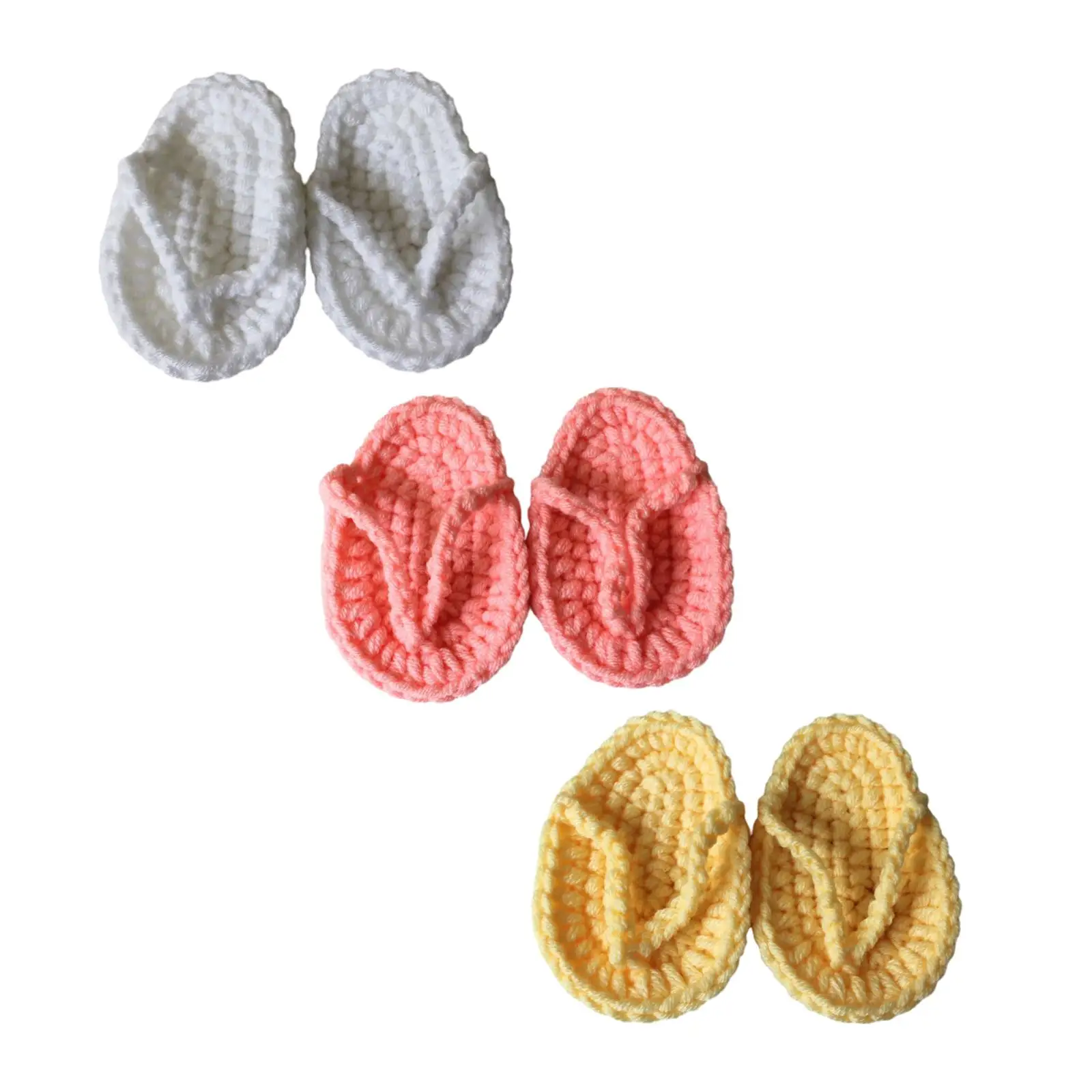 Infant Slippers Newborn Props Newborn Photography Props Hand Knitting for