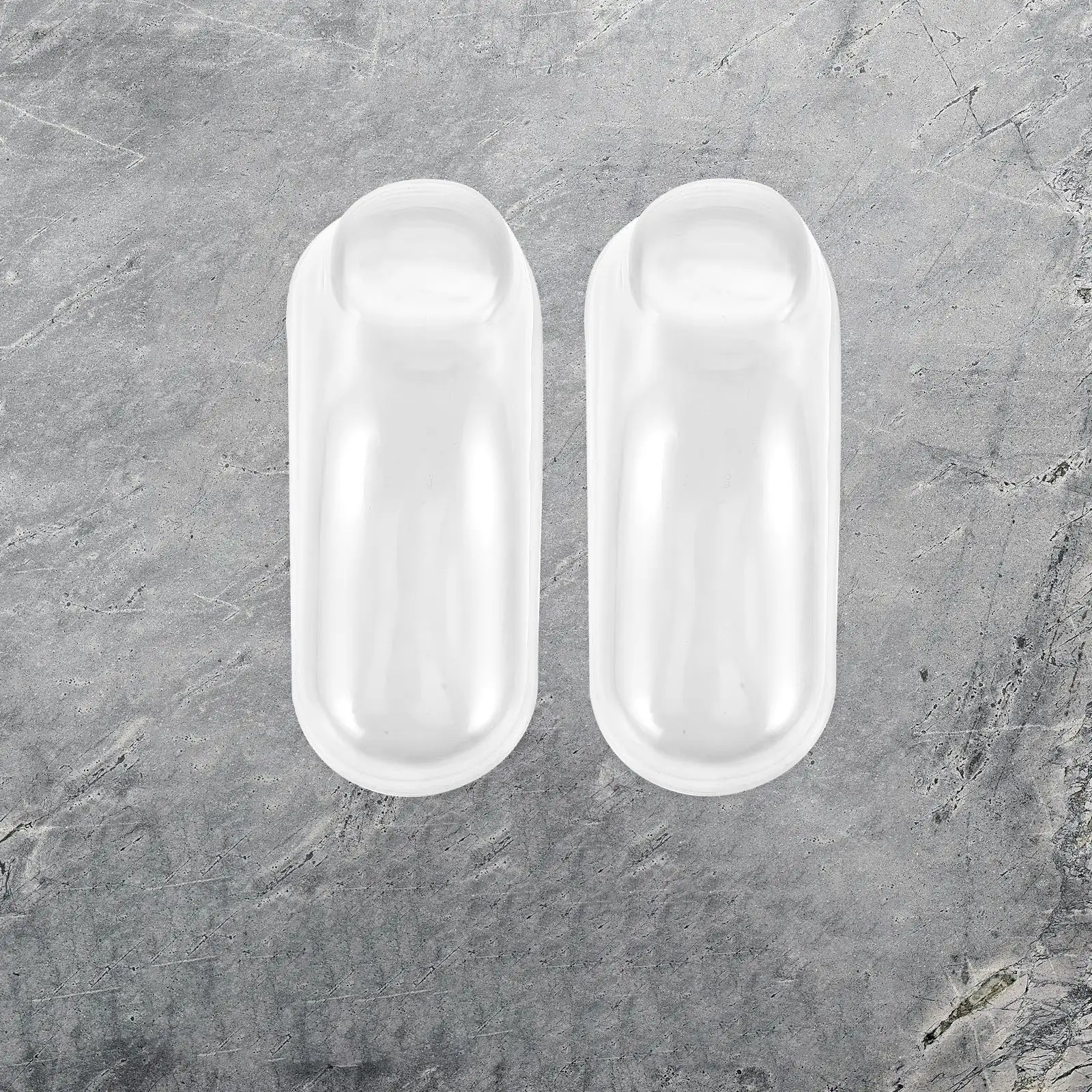 10 Uds. Modelos de pie de bebé de plástico transparente para calcetines, exhibición de zapatos, soportes ligeros y duraderos para niños pequeños de 11cm - imagen 3