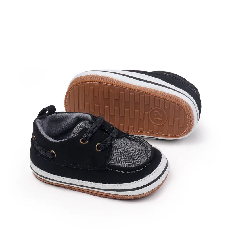 Zapatos de bebé a la moda de 0 a 18M, suela de goma antideslizante para primeros pasos, zapatos informales para niños recién nacidos de otoño y primavera - imagen 4