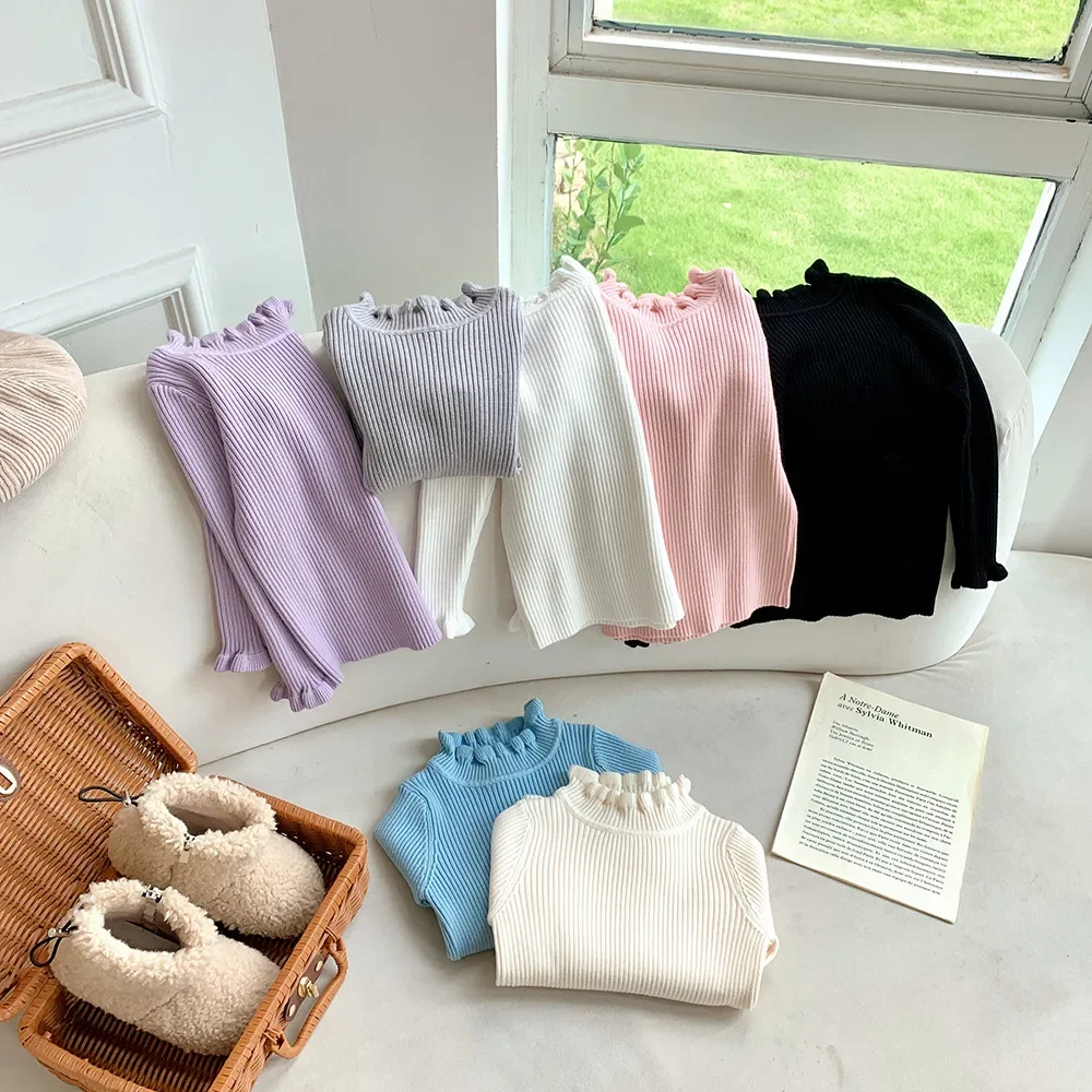 Jersey de lana calentito para bebé niña – Otoño